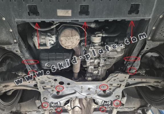 Steel skid plate for Citroen C5 Aircross 
