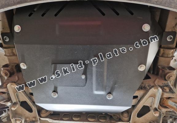 Aluminum skid plate for the protection of the engine and the gearbox for Volkswagen Crafter