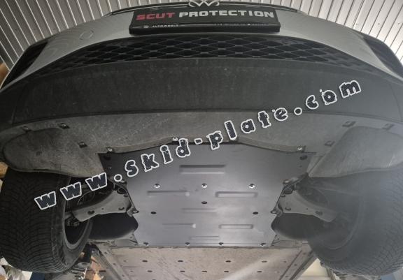 Aluminum skid plate for the protection of the engine and the gearbox for Skoda Enyaq