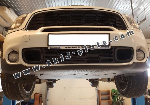 Steel skid plate for the protection of the engine and the gearbox for Mini Paceman R61