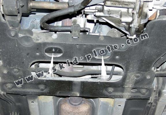 Steel skid plate for Peugeot 306
