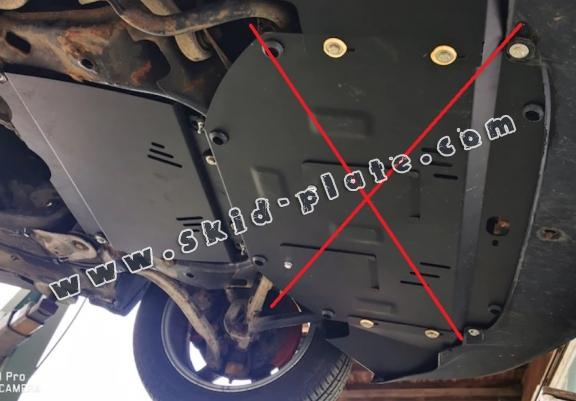 Steel manual gearbox skid plate  Audi A6