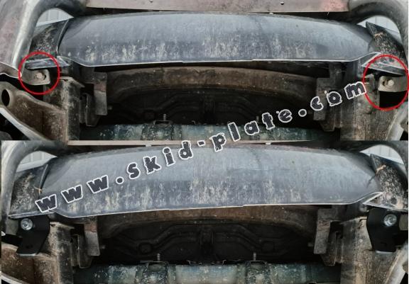 Steel skid plate for Hyundai Terracan