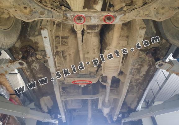 Steel gearbox skid plate for Suzuki Vitara