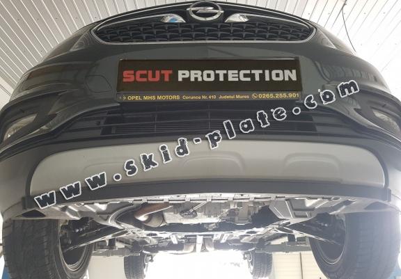 Steel skid plate for the protection of the engine and the gearbox for Chevrolet Trax