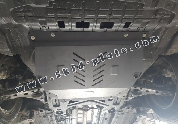 Steel skid plate for the protection of the engine and the gearbox for Chevrolet Trax