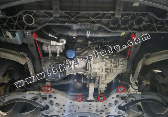 Steel skid plate for Hyundai IX35