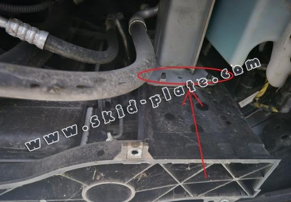 Steel skid plate for Hyundai IX35
