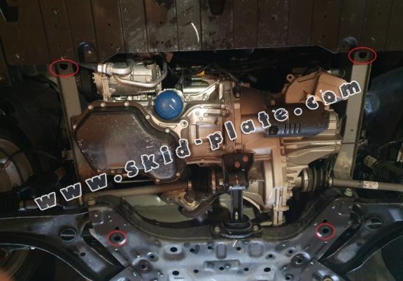 Steel skid plate for Kia Rio 3