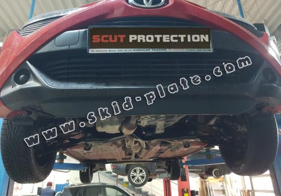 Steel skid plate for Peugeot 108