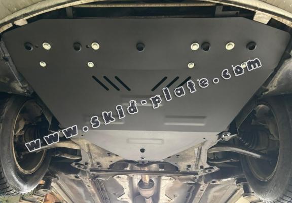 Steel skid plate for the protection of the engine and the gearbox for Peugeot 406