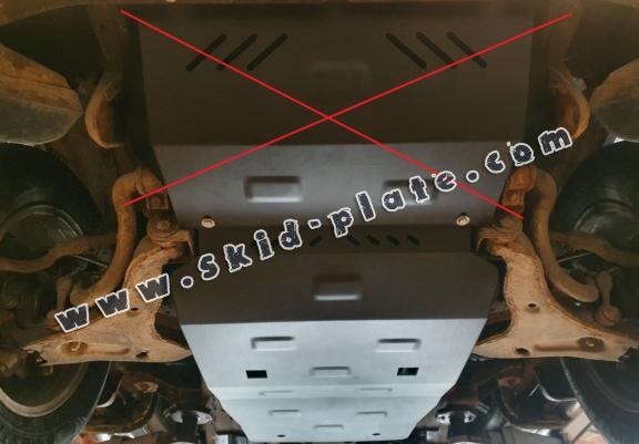 Steel skid plate for Mitsubishi L200