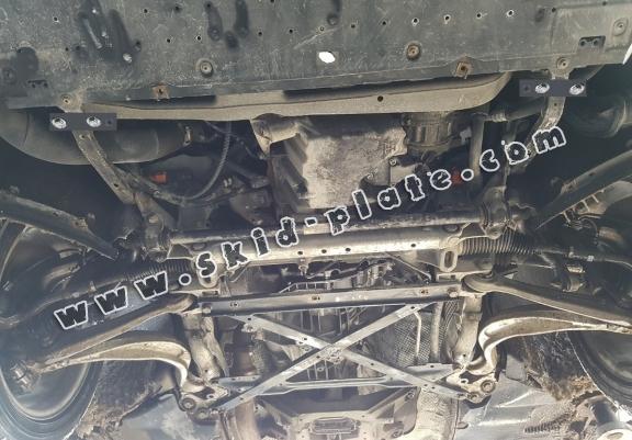 Steel gearbox skid plate for Audi A4 4 B8