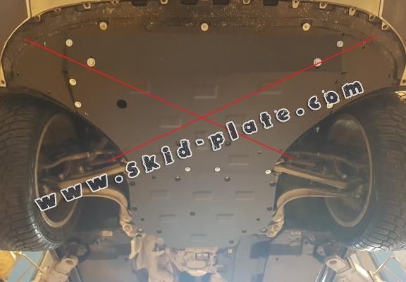 Steel gearbox skid plate for Porsche Cayenne