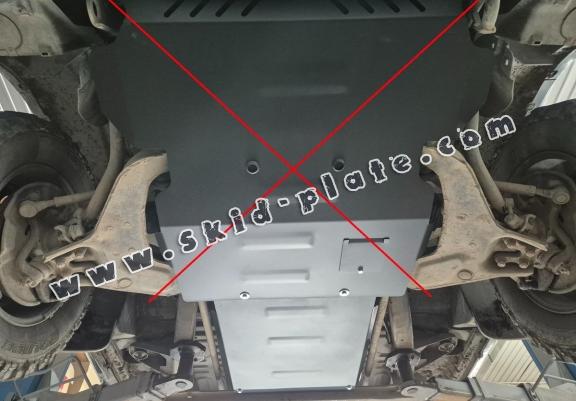 Steel gearbox skid plate for Hyundai Terracan