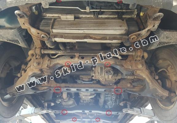 Steel gearbox skid plate for Kia Sorento