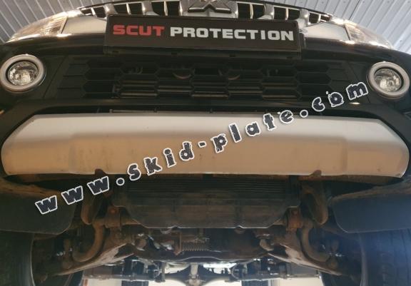 Steel skid plate for Mitsubishi L200