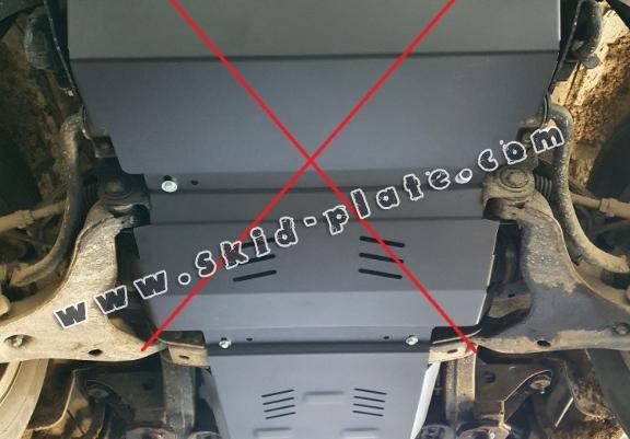 Steel gearbox  skid plate for  Mitsubishi Pajero Sport 2