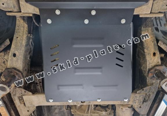 Steel gearbox skid plate for Nissan Navara D40