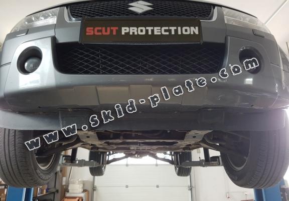 Steel gearbox and transfer case skid plate for Suzuki Grand Vitara 2