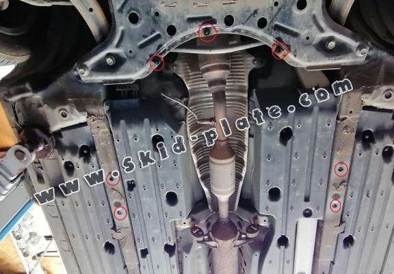 Steel catalytic converter plate/cat lock for  Toyota Corolla