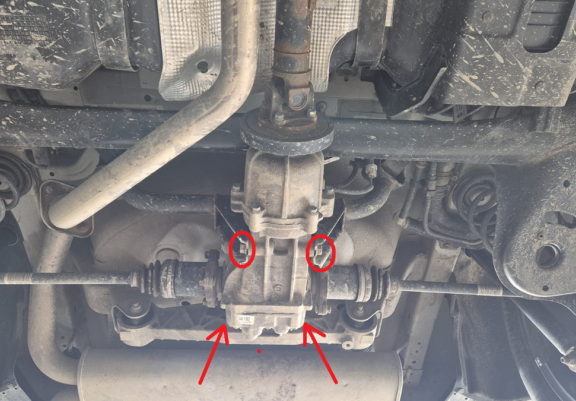 Aluminum diferential skid plate for Suzuki SX4