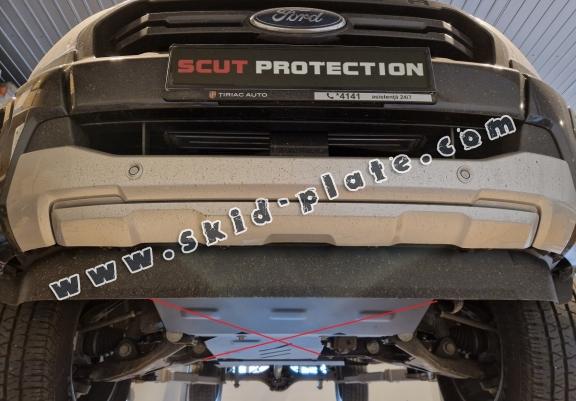 Steel gearbox skid plate for Ford Ranger