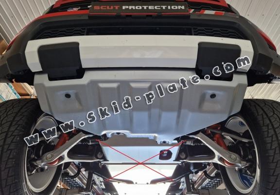 Aluminum transfer case skid plate for Ford Ranger Raptor