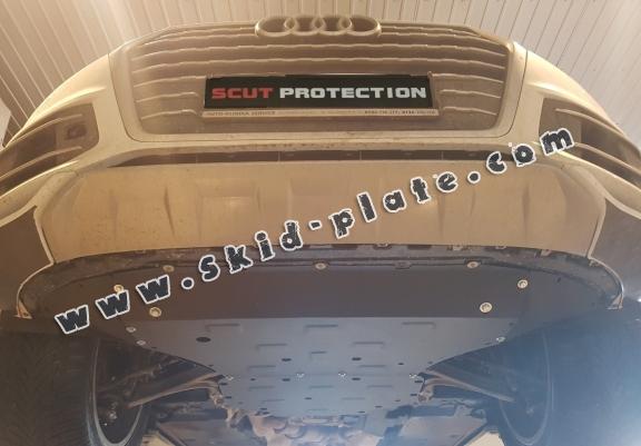 Steel skid plate for Porsche Cayenne