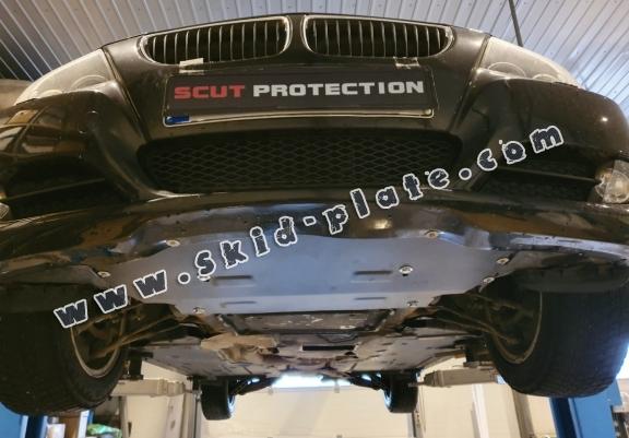 Steel radiator skid plate for BMW seria 3 - E90