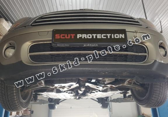 Steel skid plate for the protection of the engine and the gearbox for Mini Cooper R56
