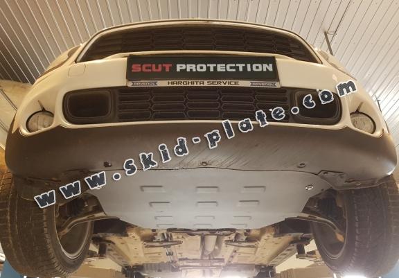 Steel skid plate for the protection of the engine and the gearbox for Mini Countryman R60