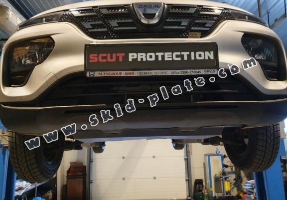 Steel skid plate for Dacia Spring