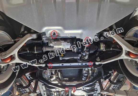 Aluminum skid plate for Ford Ranger Raptor