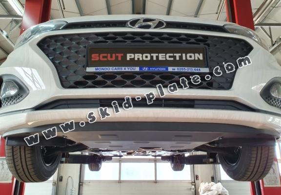 Steel skid plate for Hyundai i20