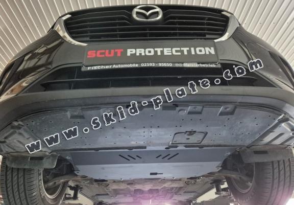 Steel skid plate for Mazda 2
