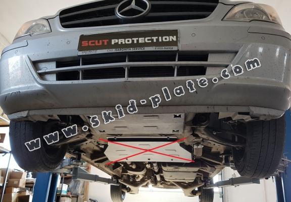 Steel skid plate for Mercedes Viano W639 - 2.2 D 4x2, 4x4