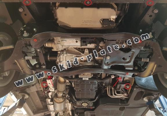 Aluminum skid plate for Mercedes Vito W447