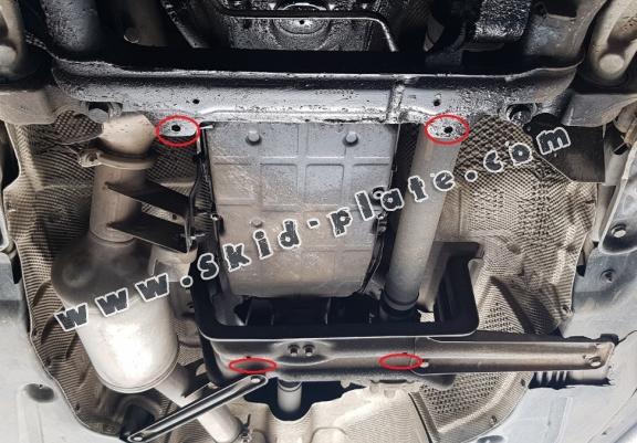 Steel skid plate for Mercedes ML W164