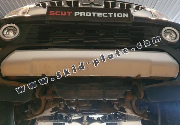 Steel radiator skid plate for Mitsubishi L200