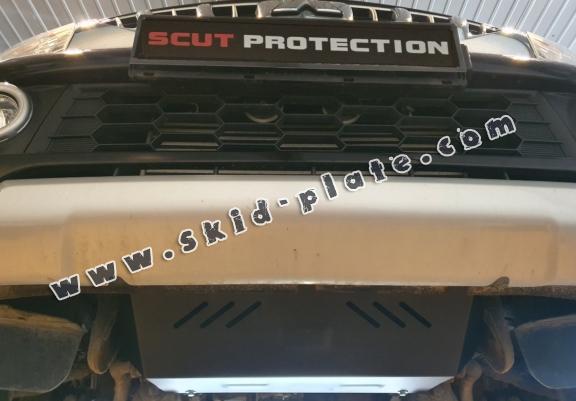 Steel radiator skid plate for Mitsubishi L200