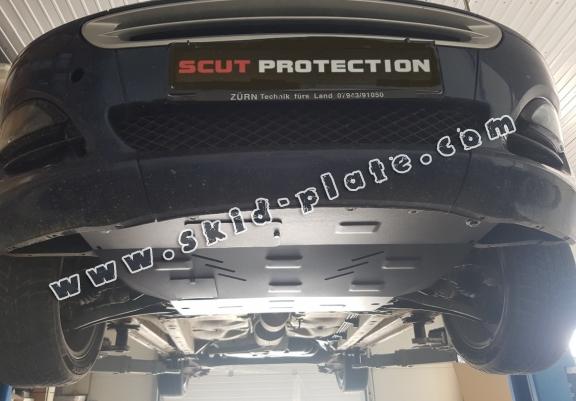 Steel skid plate for the protection of the engine and the gearbox for Smart ForFour petrol