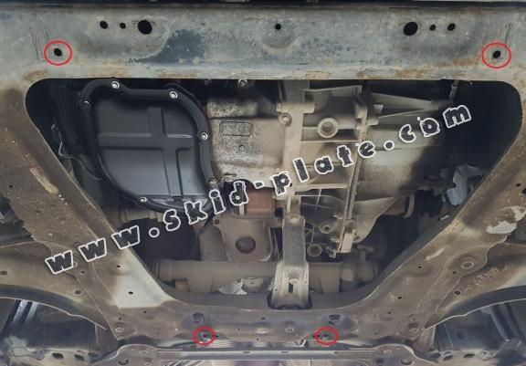 Steel skid plate for Nissan Juke