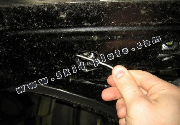 Steel skid plate for Nissan Qashqai J10