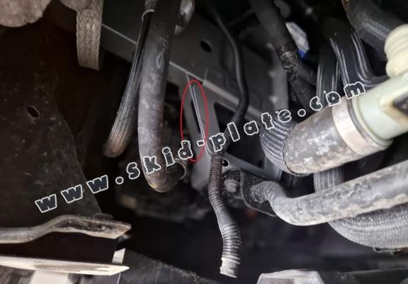 Steel skid plate for Renault Trafic 3 facelift