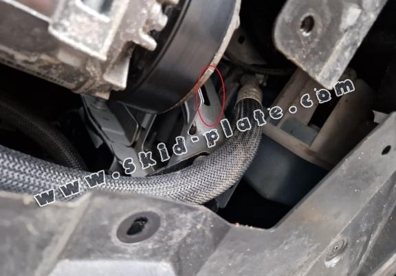 Steel skid plate for Renault Trafic 3 facelift