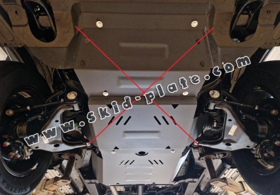 Steel gearbox skid plate for Jac T8