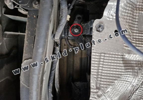 Steel catalytic converter plate/cat lock for Nissan Interstar