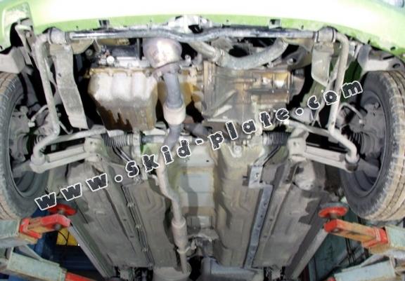 Steel skid plate for the protection of the engine and the gearbox for Suzuki Ignis