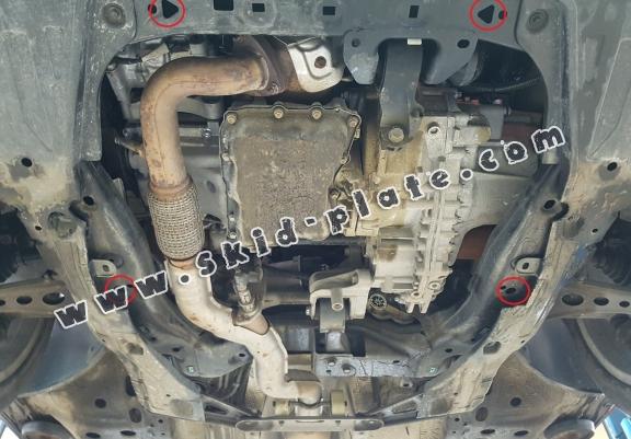 Steel skid plate for Opel Insignia B